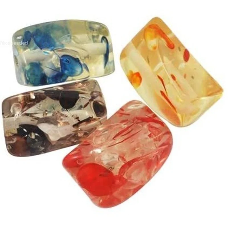 

Бусины квадратной формы из смолы, 2,5 мм, 20 шт.