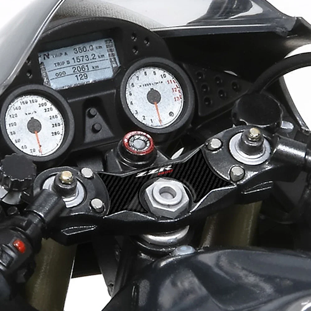 

Для Kawasaki ZZR1400 2006-2011 3D углеродное волокно тройной колпак на дерево защитная крышка бака Pad