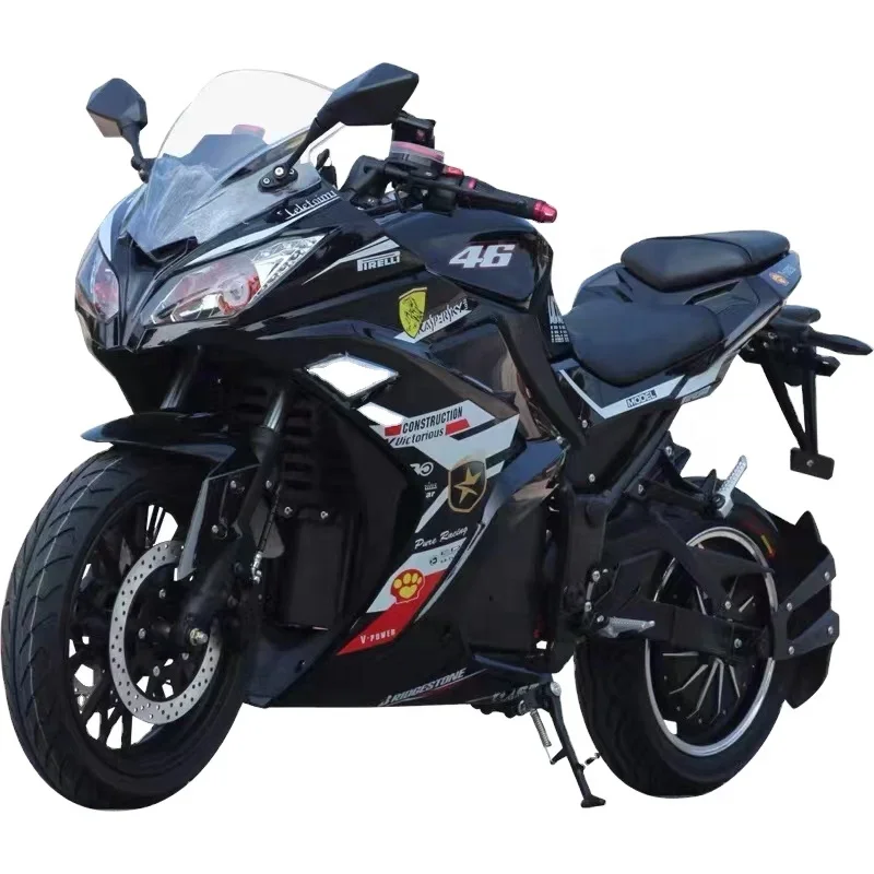 2021 высокомощный Электрический мотоцикл для взрослых 5000 Вт 72 в быстрее