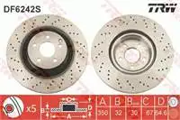 

DF6242S for brake disc ON (AMG sports type, code: 950/951) S-CLASS W221 C216