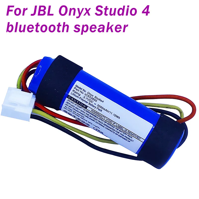 

Onyx Studio 4 Battery for JBL Harman Kardon Onyx Studio4 Bluetooth Speaker 11.1v 3000mAh Li Batteries ICR22650 CP-HK10 Batt