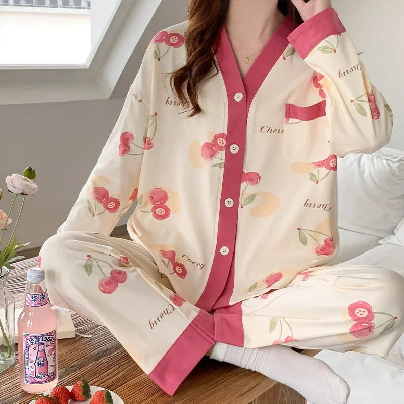 Пижамный комплект Женский с принтом