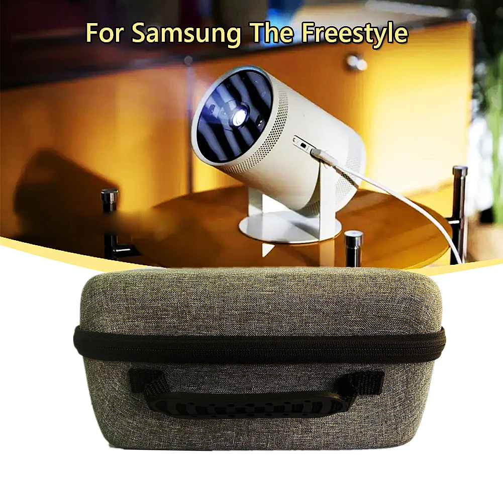 

Portable Carrying Case Dustproof Projectors Accessories Bag Wear-resistant Shockproof Anti-fall for Samsung Freestyle
