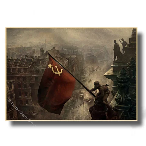 Плакат "Знаменитости Сталин Маркс Ленин", крафт-бумага