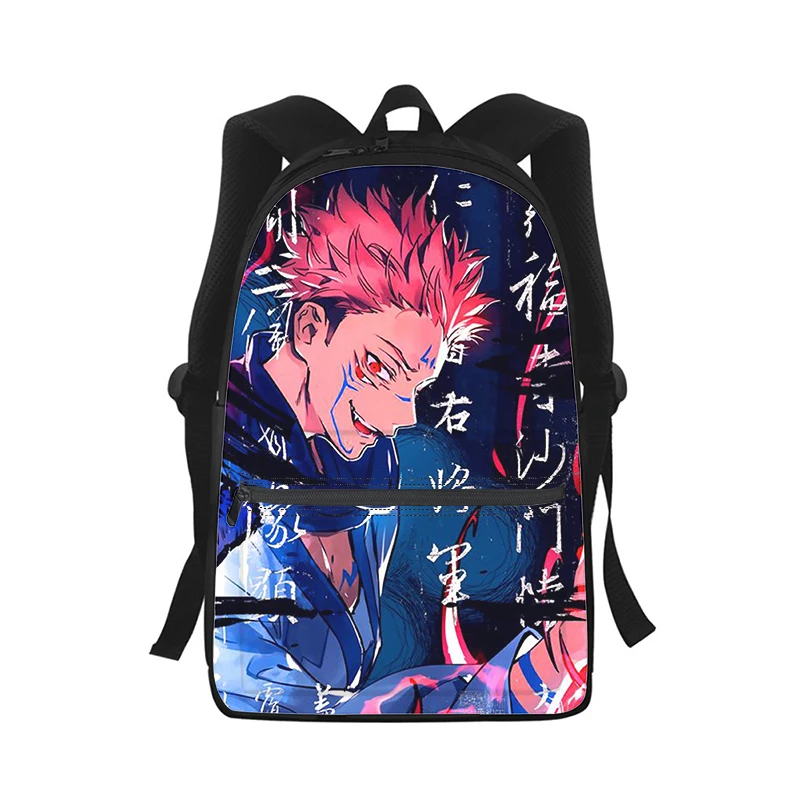 Jujutsu Kaisen ANIME Men Women Backpack 3D Print Fashion Student School Bag Laptop Backpack Kids Travel Shoulder Bag