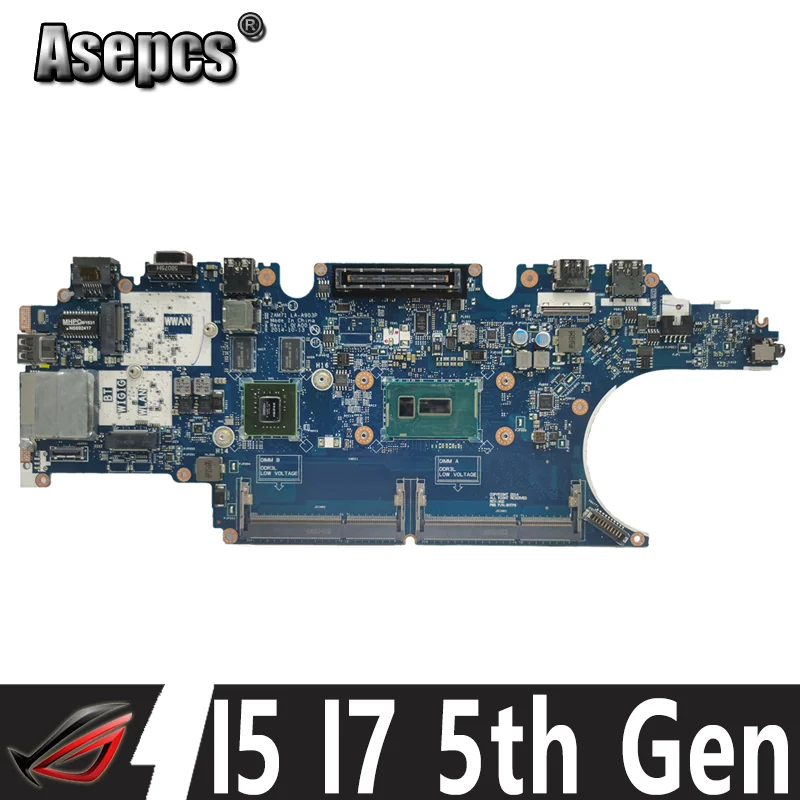 

i5-5300U i7-5600U 840M/2GB FOR dell Latitude E5450 Laptop Notebook Motherboard ZAM71 LA-A903P CN-017FG2 CN-0RH5PW Mainboard