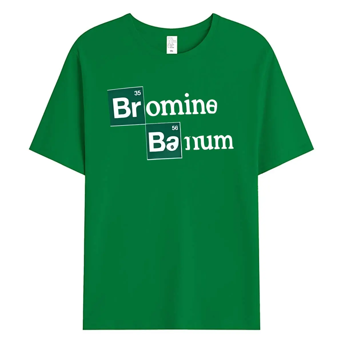 Забавная футболка с изображением брома и бария 2024 футболки на заказ одежда в