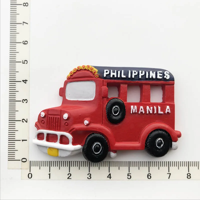 Дорожный 3D магнитный холодильник на магните из Манилы Филиппины