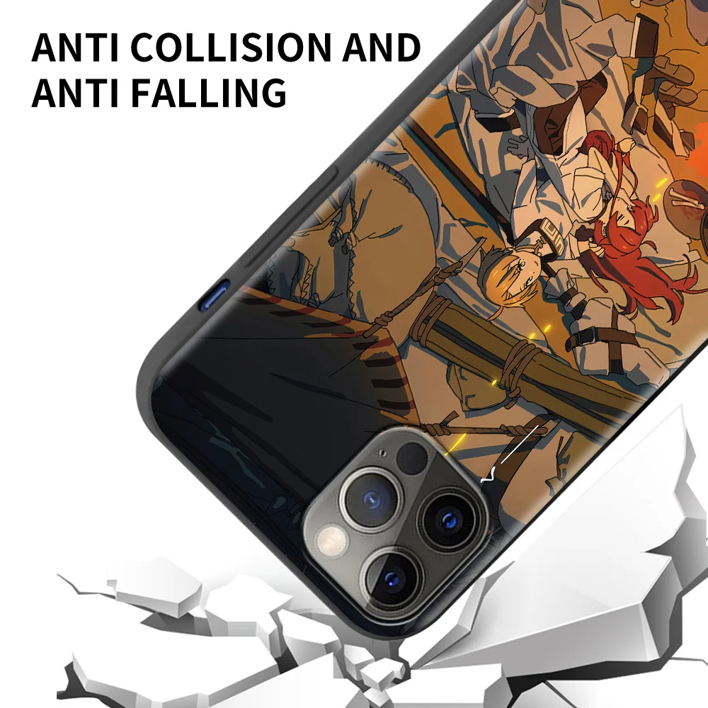 Чехол для Apple iPhone 11 13 Pro Max 12 Mini XR SE 2020 7 8 Plus X XS Phone Cover 6 6S 5 5S силиконовый чехол Mushoku Tensei