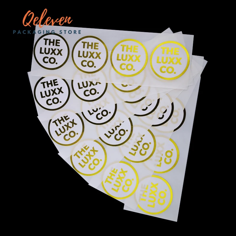 

Custom Waterproof Adhesive Metal Nickel Sticker Logo Packaging Labels 100pcs Transfer Metal Sticker