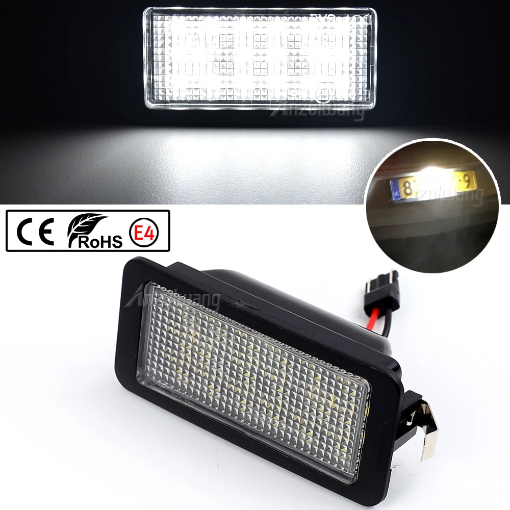 

1Piece For VW up!/e-up! Skoda Citigo/E-Citigo Seat Mii/e-Mii Ibiza 6J 3-door 2008-2012 LED License Number Plate Light Lamp