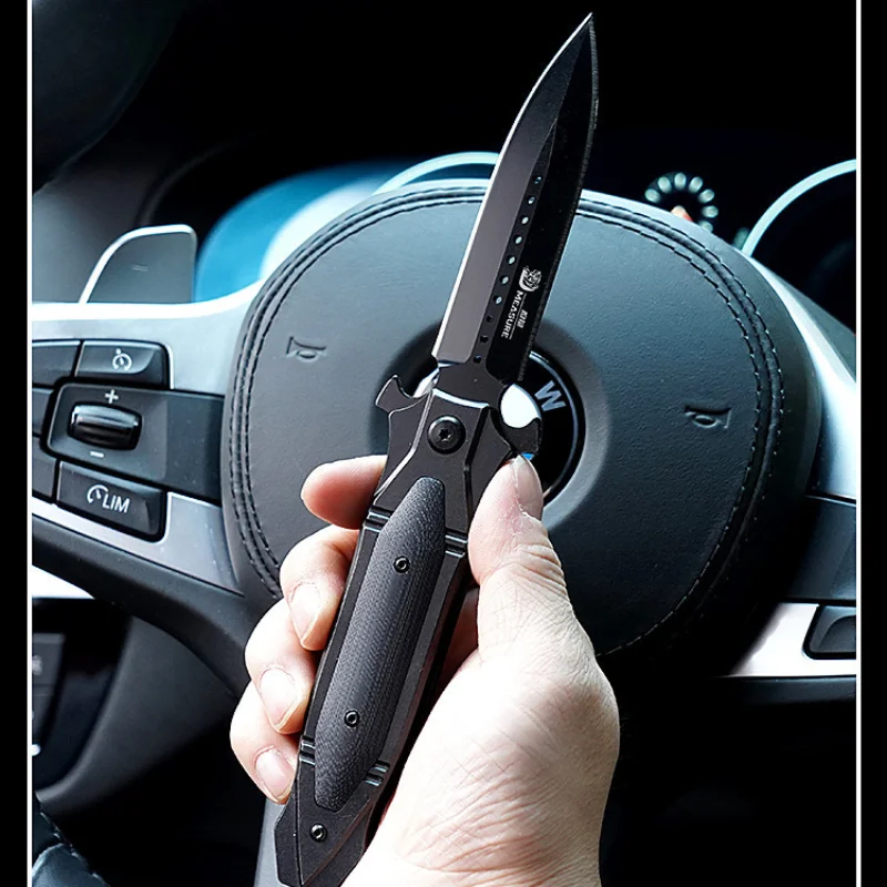 Складной нож многофункциональный резец для выживания на открытом воздухе D2