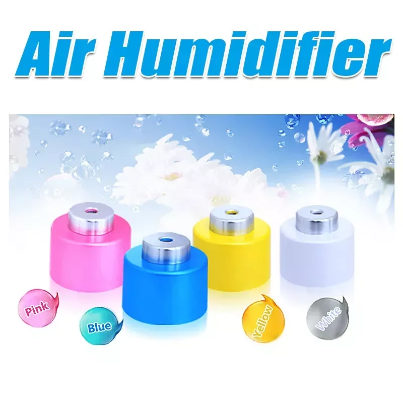 Portable USB Mini Water Bottle Caps Humidifier Air Diffuser Aroma Mist Maker Quiet for Baby Bedroom Office Home Car