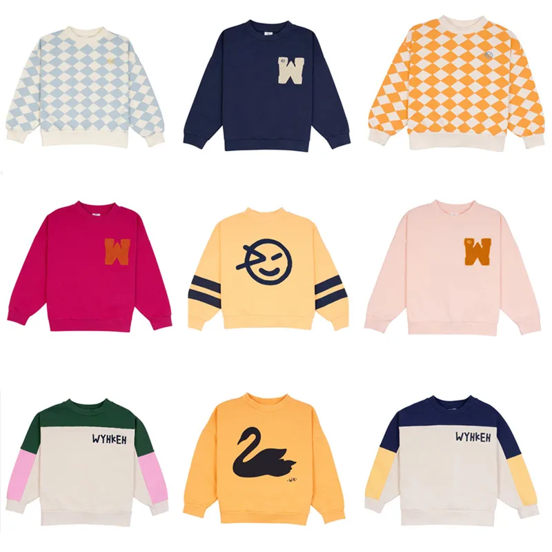 2024SS Wyn популярный детский костюм-свитер дизайн-сюрприз для мальчиков и девочек От
