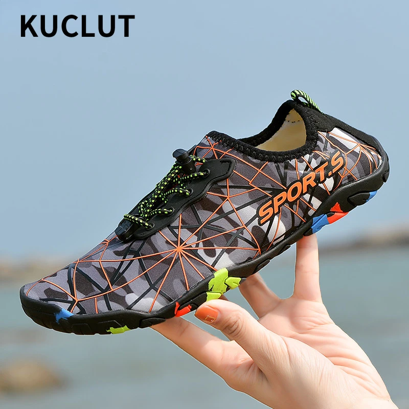 

Sea Bathing Shoes Sneakers Beach Swimming Slippers Rubber Sports for Men Outdoor Diving Booties Ladies and Children Summer Water