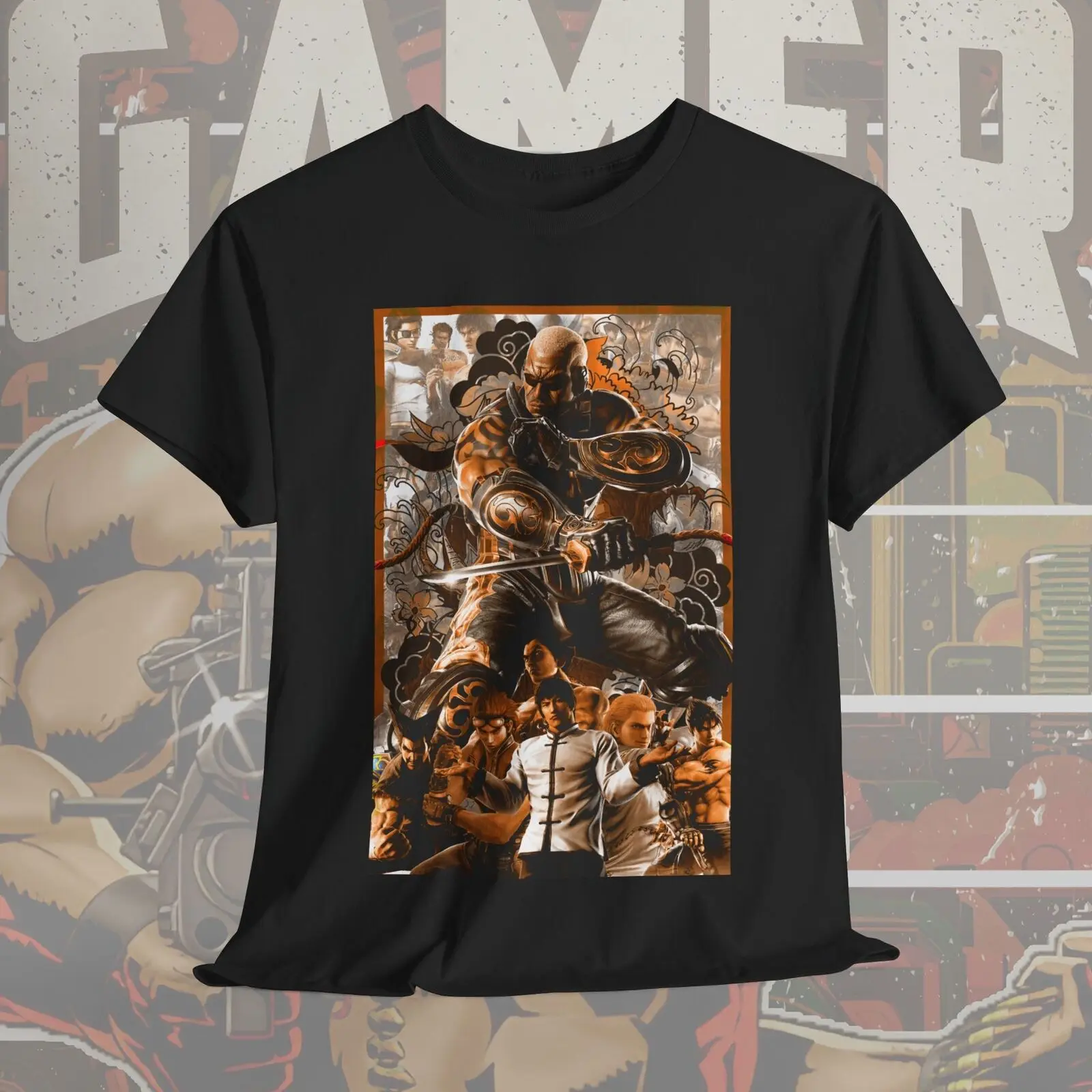 Коллекция рубашек Fighters of Tekken Game Universe футболка унисекс Gaming