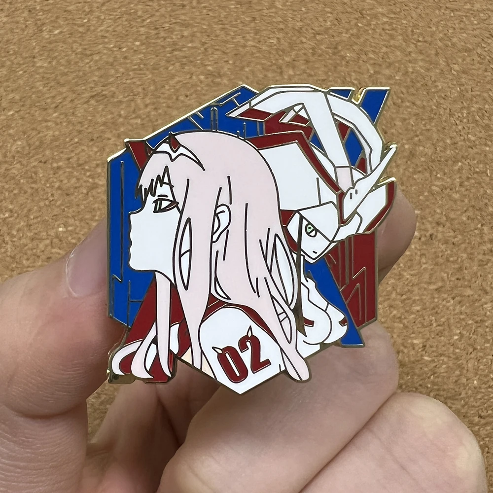 

Женская эмалированная брошь на рюкзак, в стиле аниме «любимый в Фране»