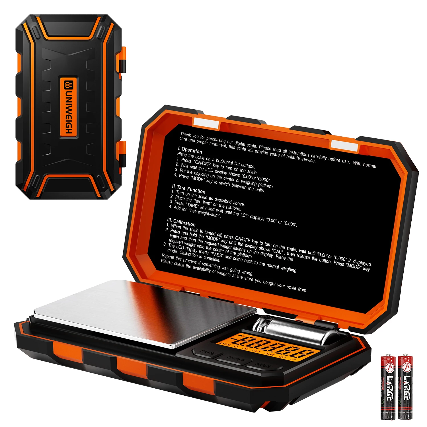 

UNIWEIGH Карманные весы 200г