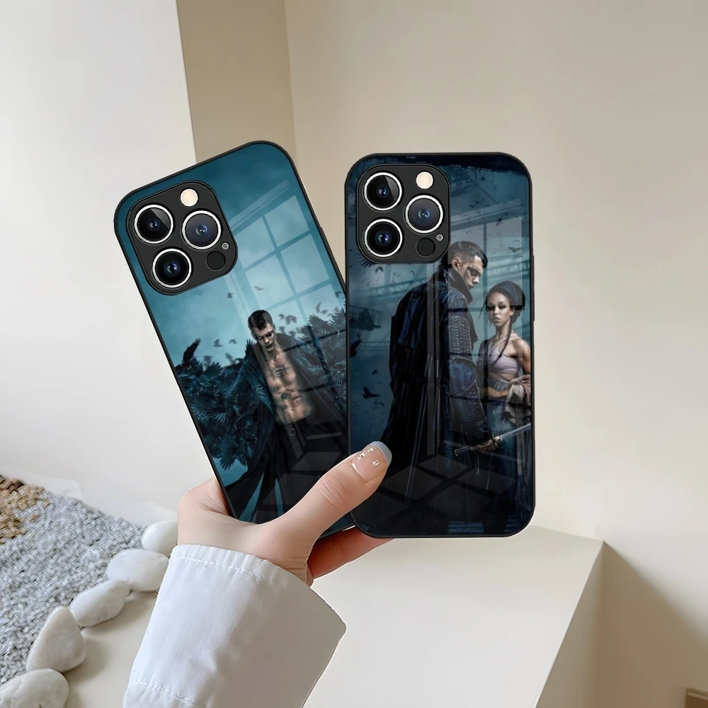 Чехол для телефона с отделением из закаленного стекла iPhone 13 15 16 14 12 11 Pro Max Plus Mini XR XS