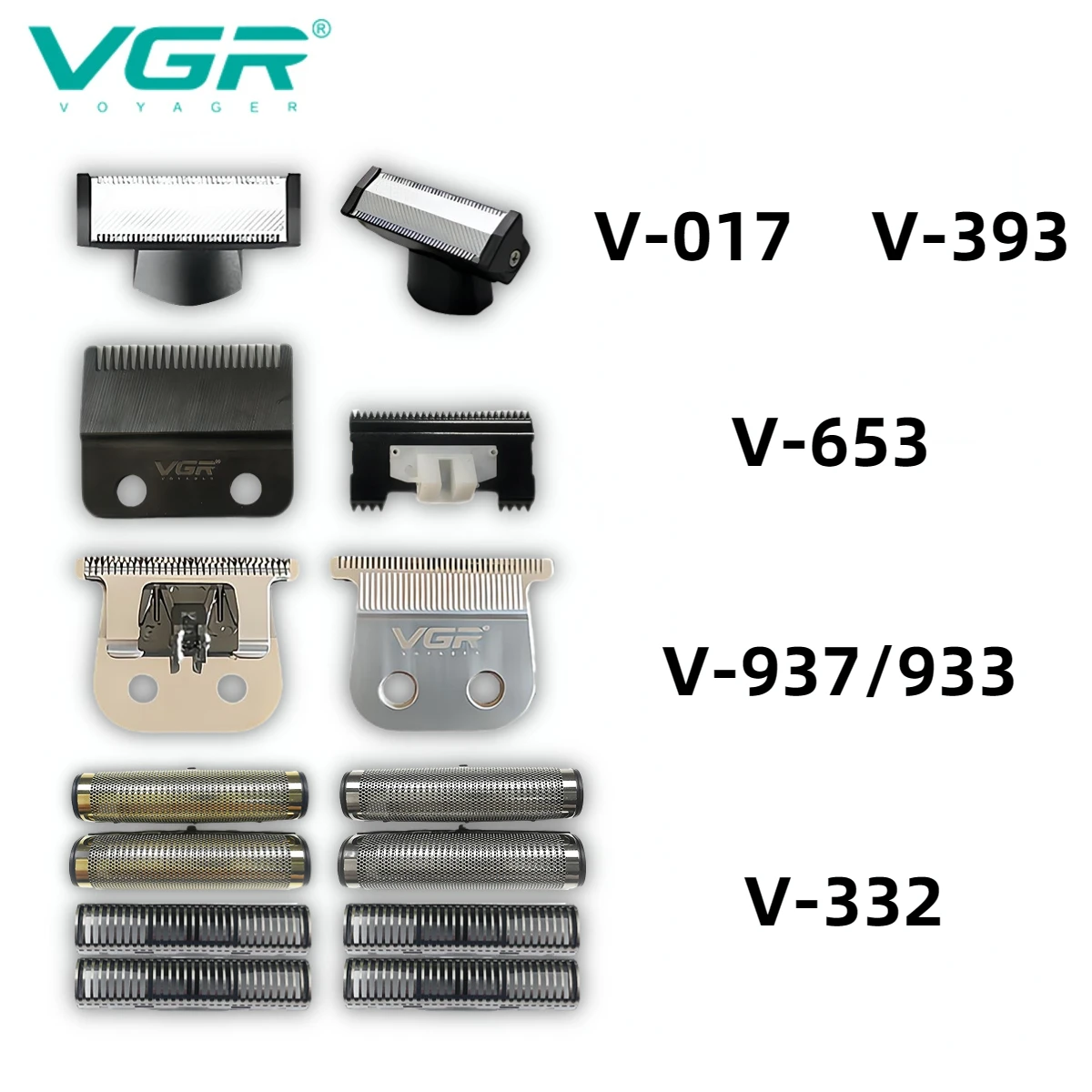 

VGR Product's Accessories Blade Set for Electric Hair Clipper Accessories V-017 V-393 V-653 V-332 V-937 V-933