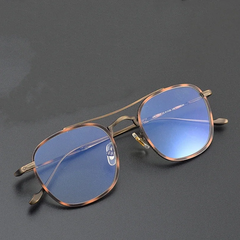 Овальные очки для чтения женские японские ручной работы оправа очков титана ARLT5925