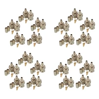 40 sets 3 piece bnc male rg58 plug crimp connectors