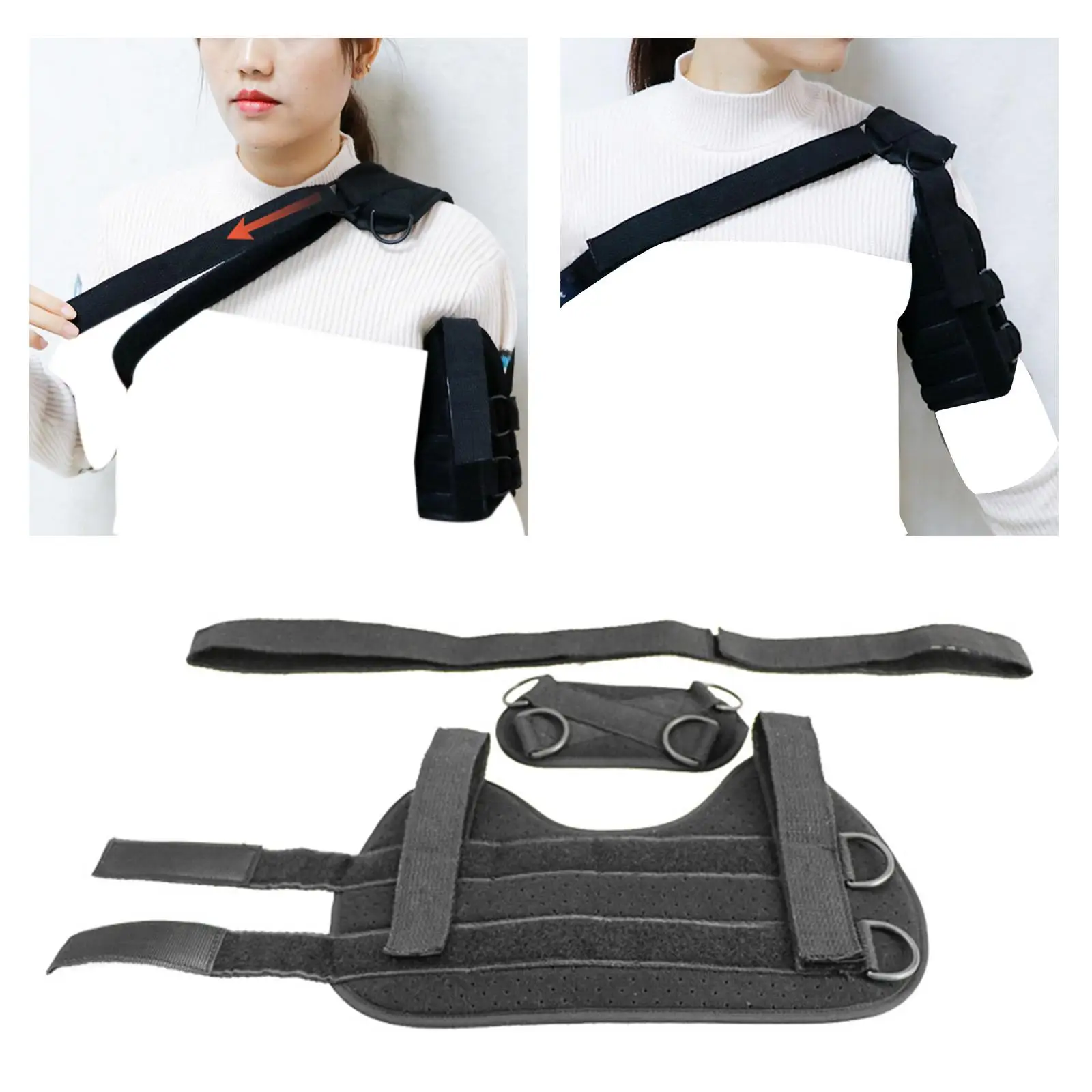 

Shoulder Brace Support Arm Protection Black for Rotator Cuff Support Women and Men