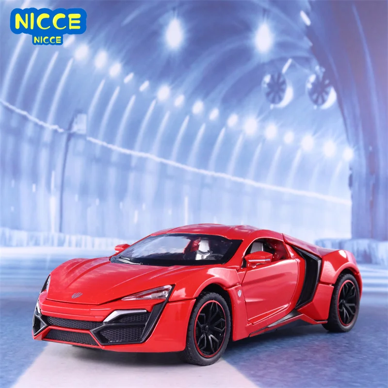 

Nicce 1:24 Lykan Hypersport Die Cast Alloy Cars Model Supercar Boy Gift Collectibles Child Car Toy Free Shipping A219