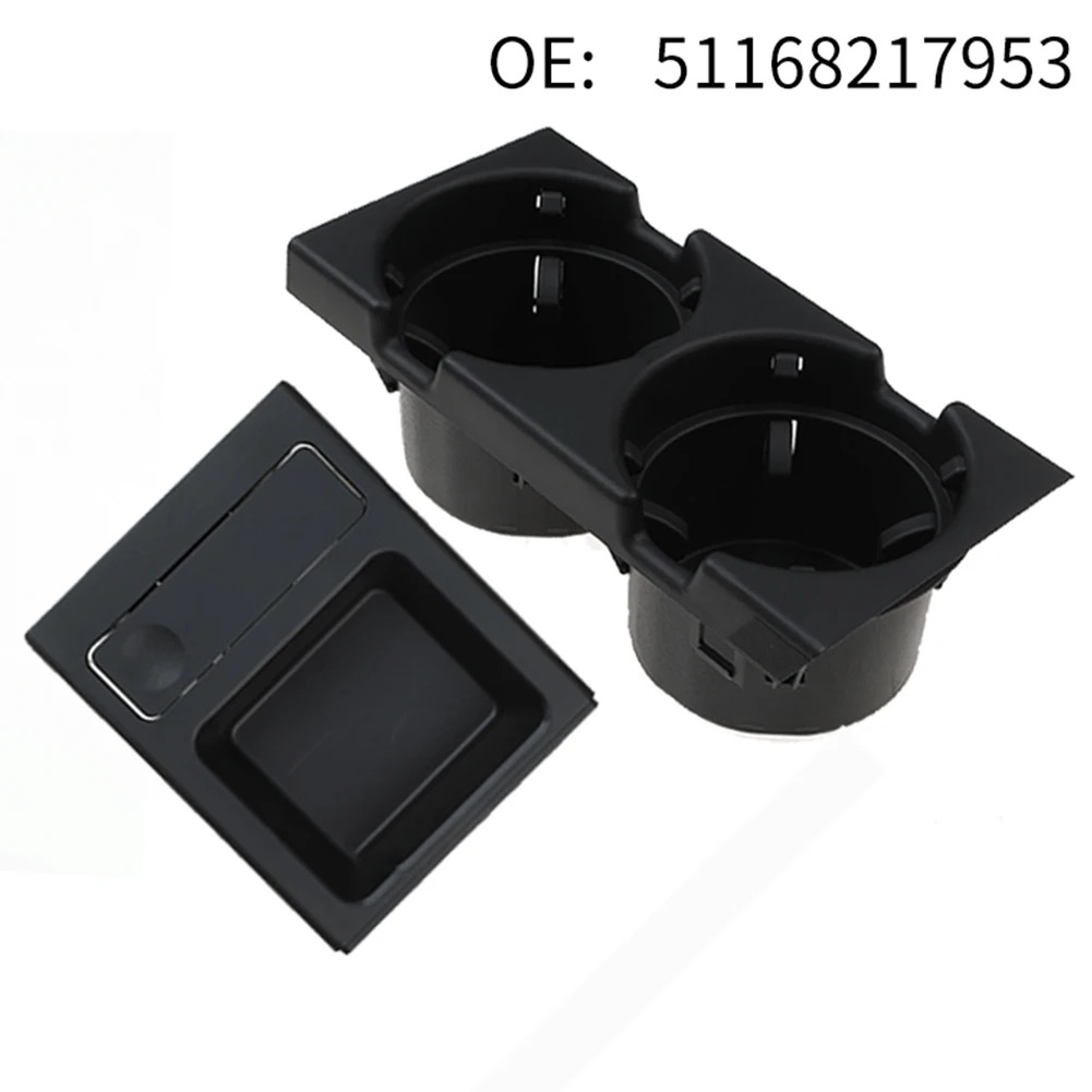 

Car Cup Holder 51168217953 For BMW E46 3 Series 1999-2006 Center Console Storage Box Coin Drink Cup Holder Black ABS Plastic
