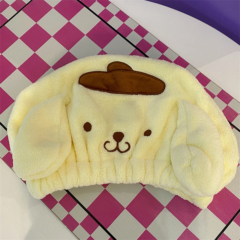 

Шапочка для сушки волос Kuromi My Melody Pochacco Stitch из флиса