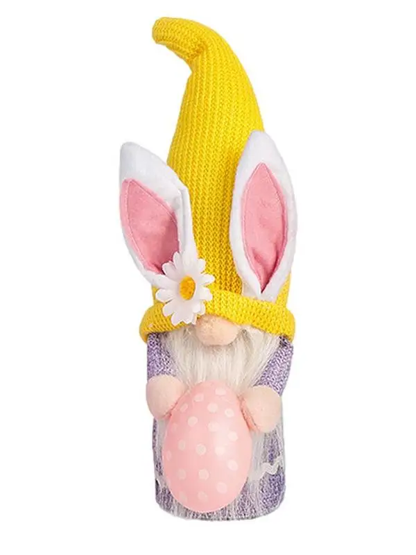 

Bunny nome Plush Rabbit Tomte Elf Doll Holding Easter Eggs Nordic Swedish Nisse Scandinavian Stuffed Plush Easter Spring Decor