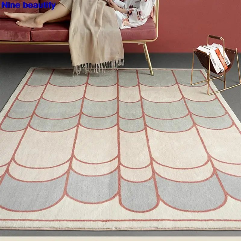 

2022 Lamb Velvet Thicken Living Room Carpet And Rugs For Modern Nordic Study Coffee Table Floor Carpet Children Bedside Rug