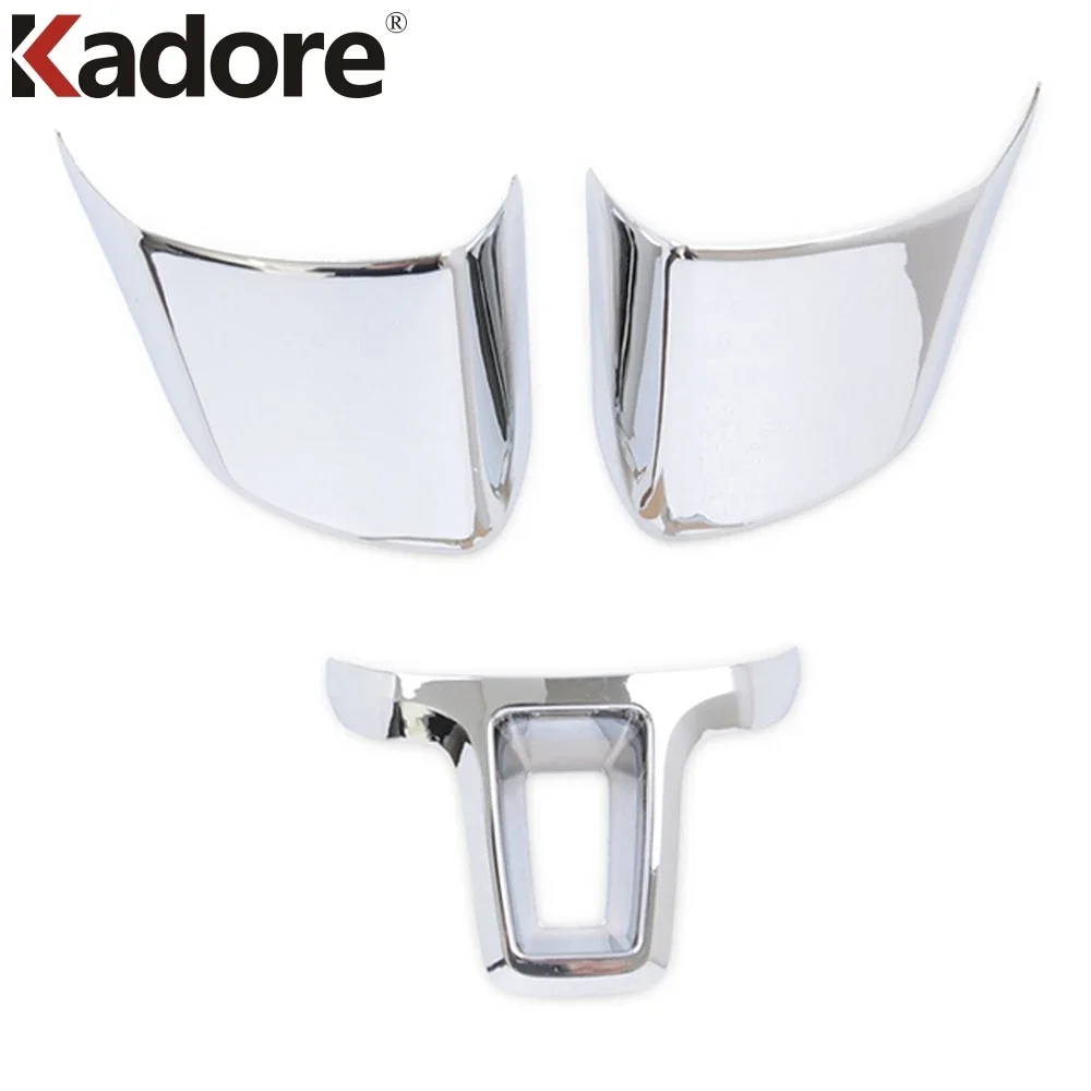 Фото Накладка на панель рулевого колеса для Volkswagen VW Golf 6 MK6 2009-2011 2012 2013 Polo 2008-2013, хромированные аксессуары для салона. №4