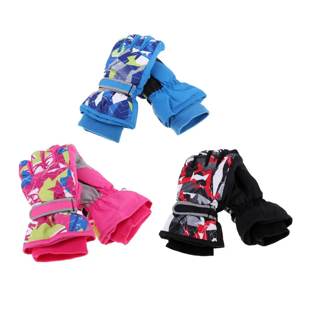 

Водонепроницаемые лыжные перчатки, зимние теплые перчатки для сноуборда, снегохода, холодной погоды для детей, мальчиков, девочек, мужчин, ж...