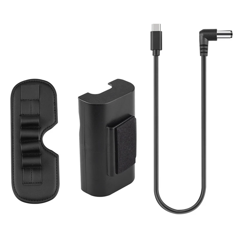 

3 Pcs Goggles Accessories Battery Hook And Back Clip 31Cm Charging Cable Antenna Storage For Dji Fpv Goggles