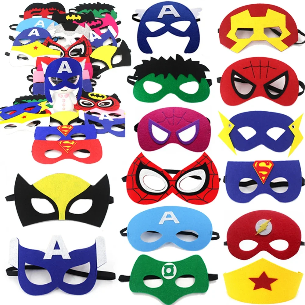 10 шт./партия детские маски-Супергерои