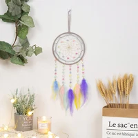 colorful dream catcher windbell pendant dream catcher decoration girl bedroom pendant room wall decoration couple tanabata gift