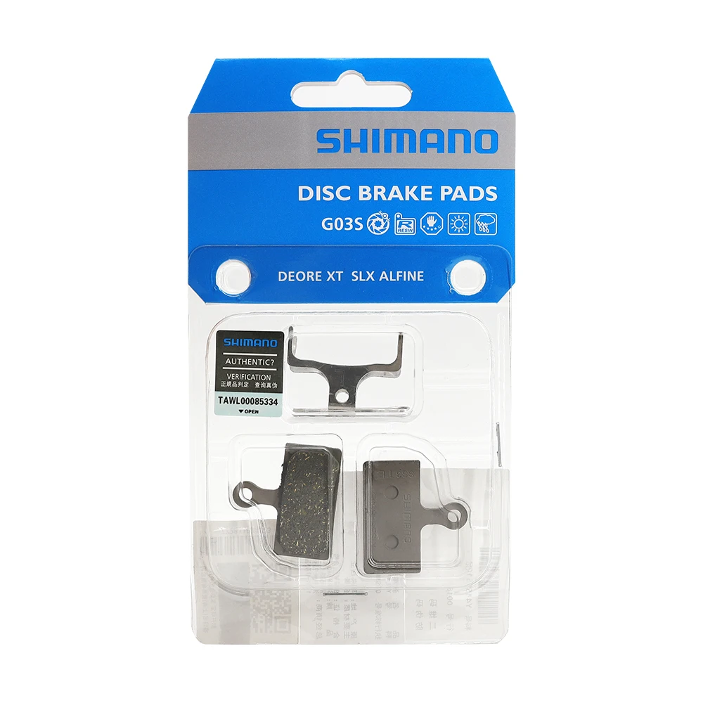 SHIMANO G03S полимерные дисковые тормозные колодки 2-поршневые горные велосипеды для
