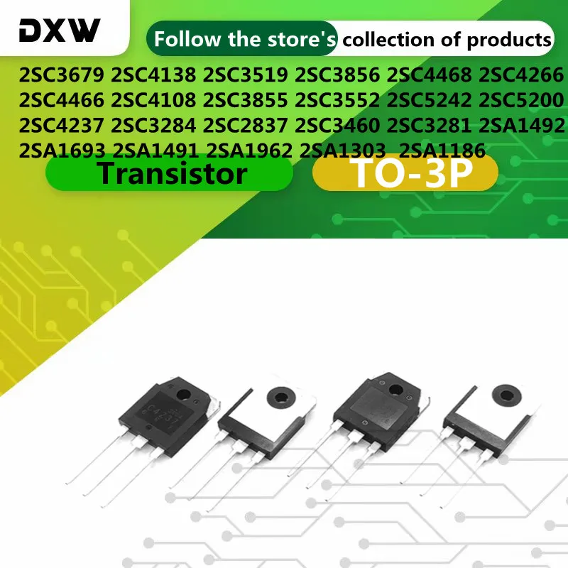 5 шт./партия 2SC3679 4138 3519 3856 4468 4466 4108 3855 3552 5242 4237 3284 2837 3460 2SA1492 1693 1491 1962 1303 1186 транзистор