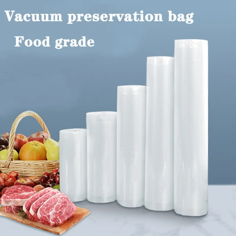 

2022 Newest Food Vacuum Bag Storage Bags Rolls For Vacuum Sealer 12/15/20/25/28*500cm Kitchen Packaging Rolls Commercial Food