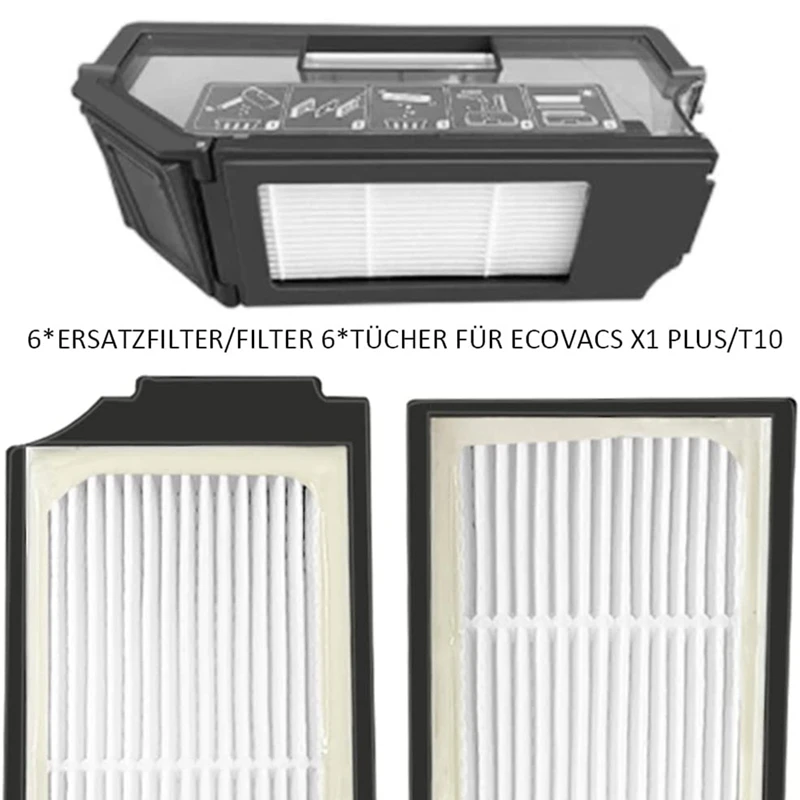 Комплект принадлежностей для Ecovacs Deebot X1plus/Ecovacs T10 Plus Всасывающая станция Основная