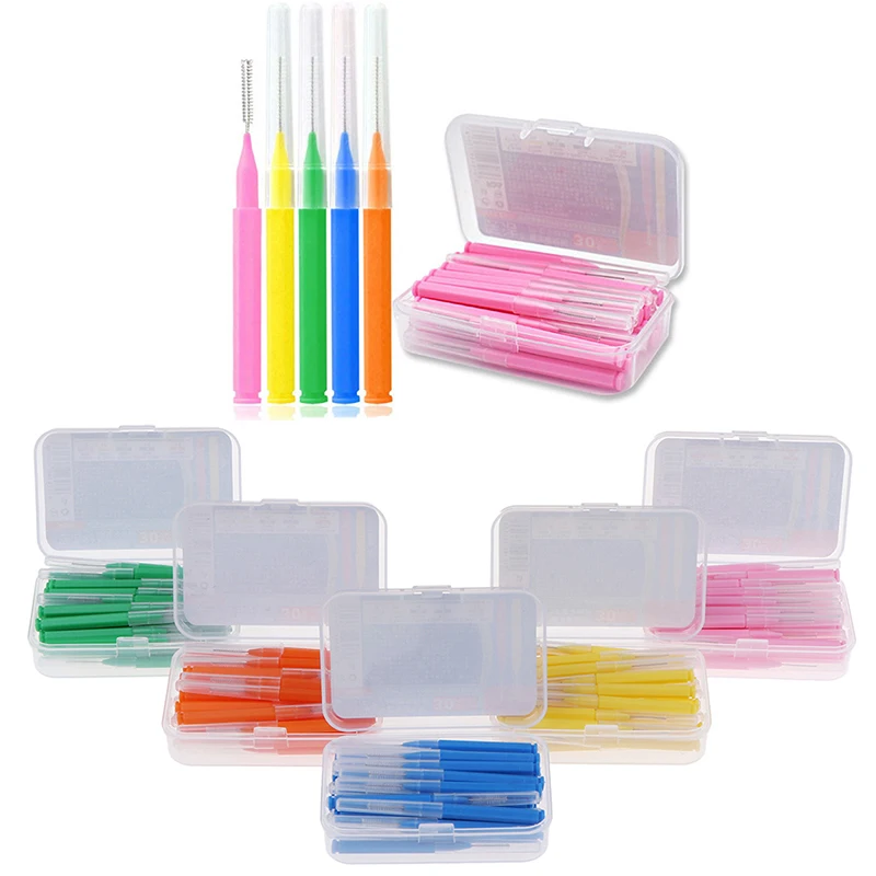 

1Set I Shaped Interdental Brush Denta Floss Interdental Cleaners Orthodontic Dental Teeth Brush Toothpick Oral Care Tool