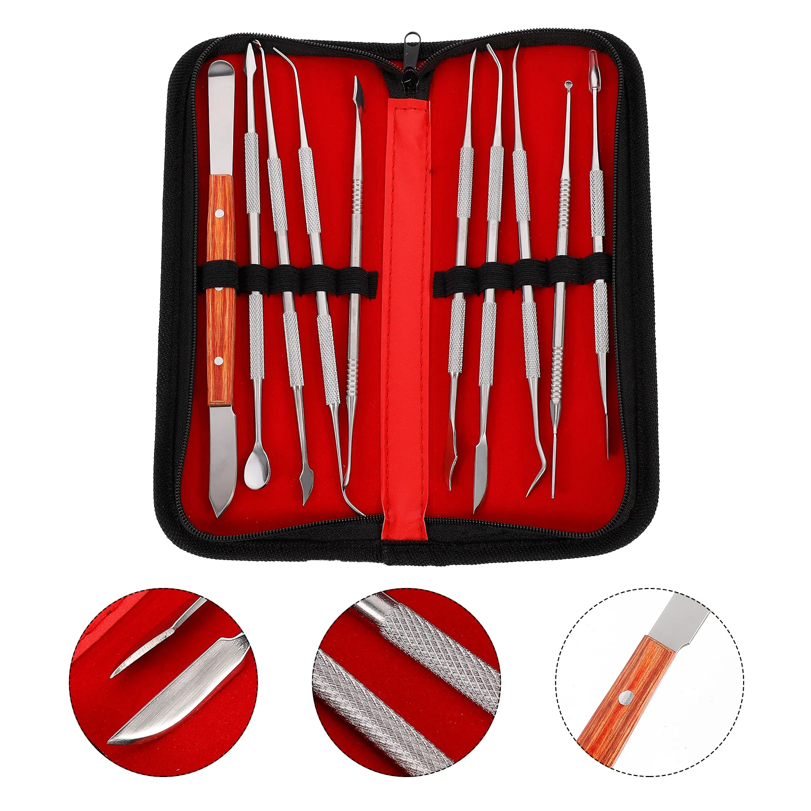 

10Pcs Wax Carver Stainless Steel Double Ends Carving Tools Wax Model Carver