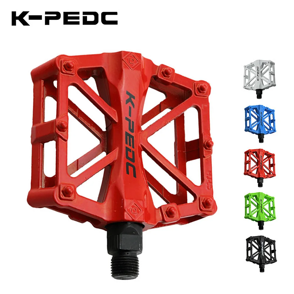 

K-PEDC Bike Pedal Ultra-Light Aluminum Alloy MTB Road Bicycle PedalsPlatform Flat Pedals Outdoor Cycling Mountain Bicycle Parts