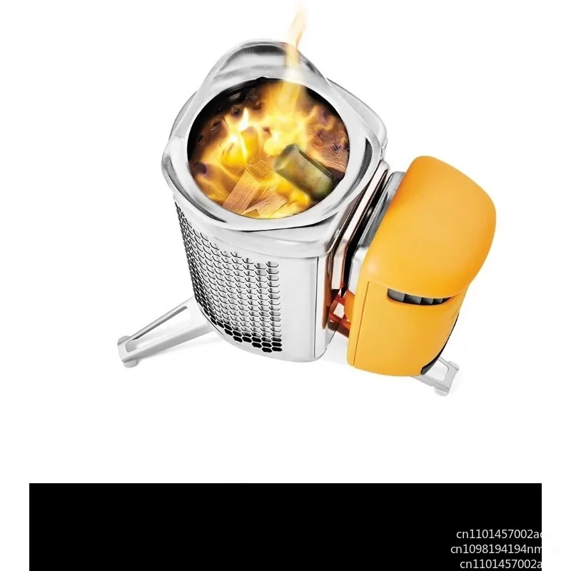 Фото CampStove 2, уличная бесдымная печь для кемпинга, пожарная печь, перезаряжаемая легкая печь для дров №2
