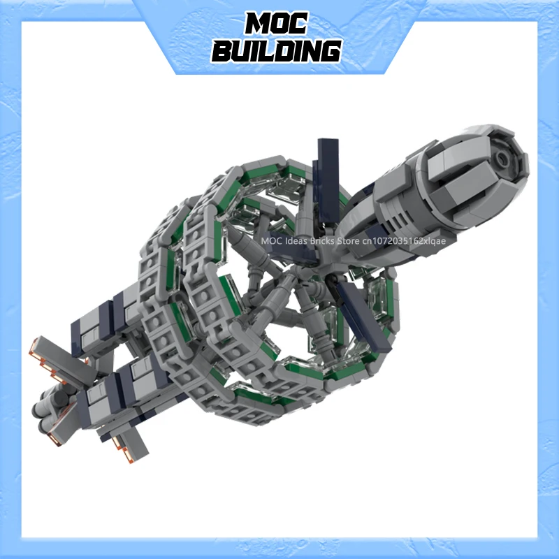 Конструктор MOC: Классическая серия «Космос» — Модель Звездного порта. Сборные блоки для самостоятельной сборки. Креативные игрушки для коллекции и демонстрации. Праздничные подарки. (art.: 3920dbd9bcb95) - 3920dbd9bcb95