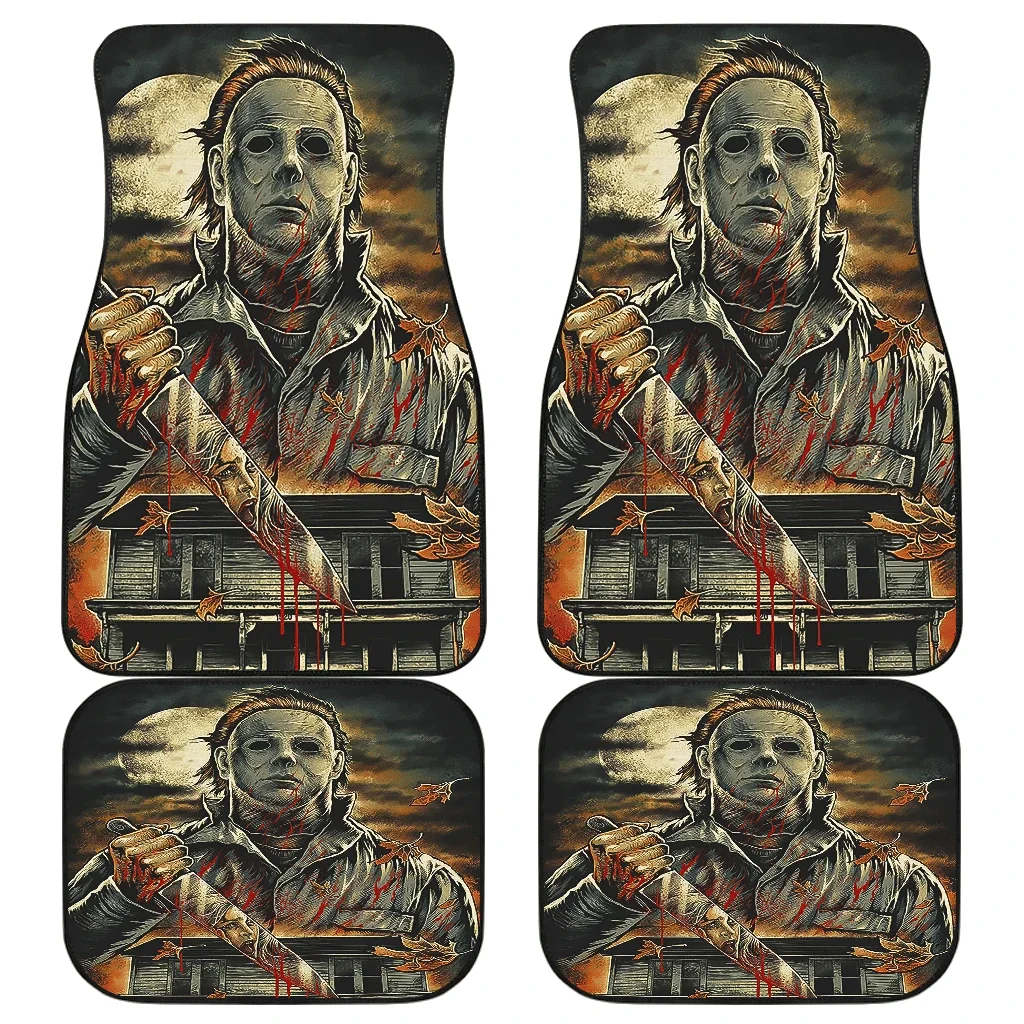 

Michael Myers Halloween Car Floor Mats Movie Fan Gift H063020