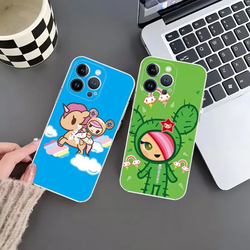 Японский чехол для телефона Tokidokis Iphone 15 12 Pro Max 13 Mini 11 14 Xr 6 6s 8 7 Plus роскошный