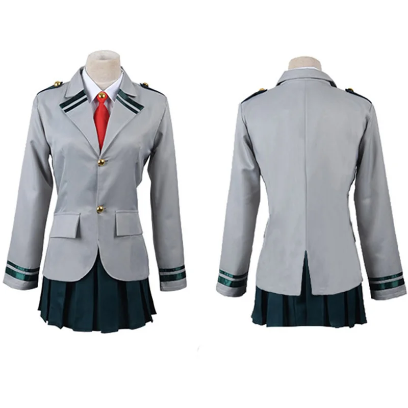 Boku no Hero Academia My Summer Winiter Uniform Midoriya Izuku Bakugou Katsuki Ochaco Uraraka Cosplay Costume Wigs