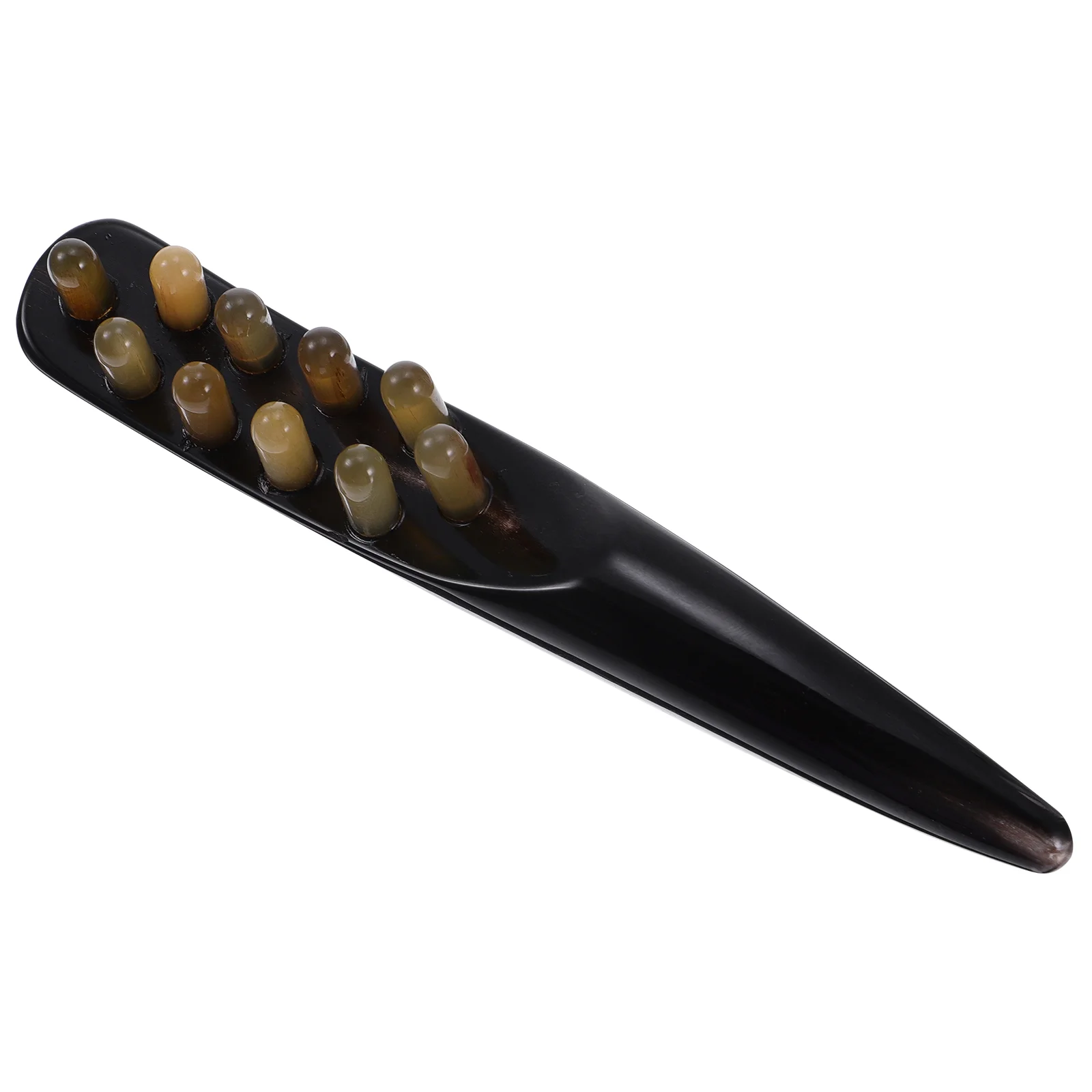 

Massage Comb Meridian Massager Natural Head Massaging Stick Back Guasha Jade Roller Face Men
